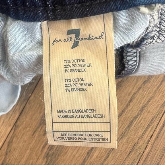 7 for All Mankind Little Boys Blue Denim Jean Shorts Size 18 Months - Picture 9 of 10